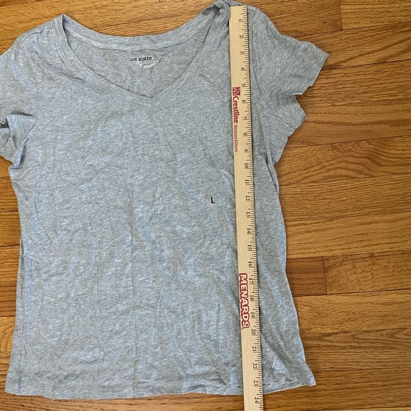 NWOT, Joe Boxer Vneck Tshirt, Grey, Size LARGE - Picture 6 of 6